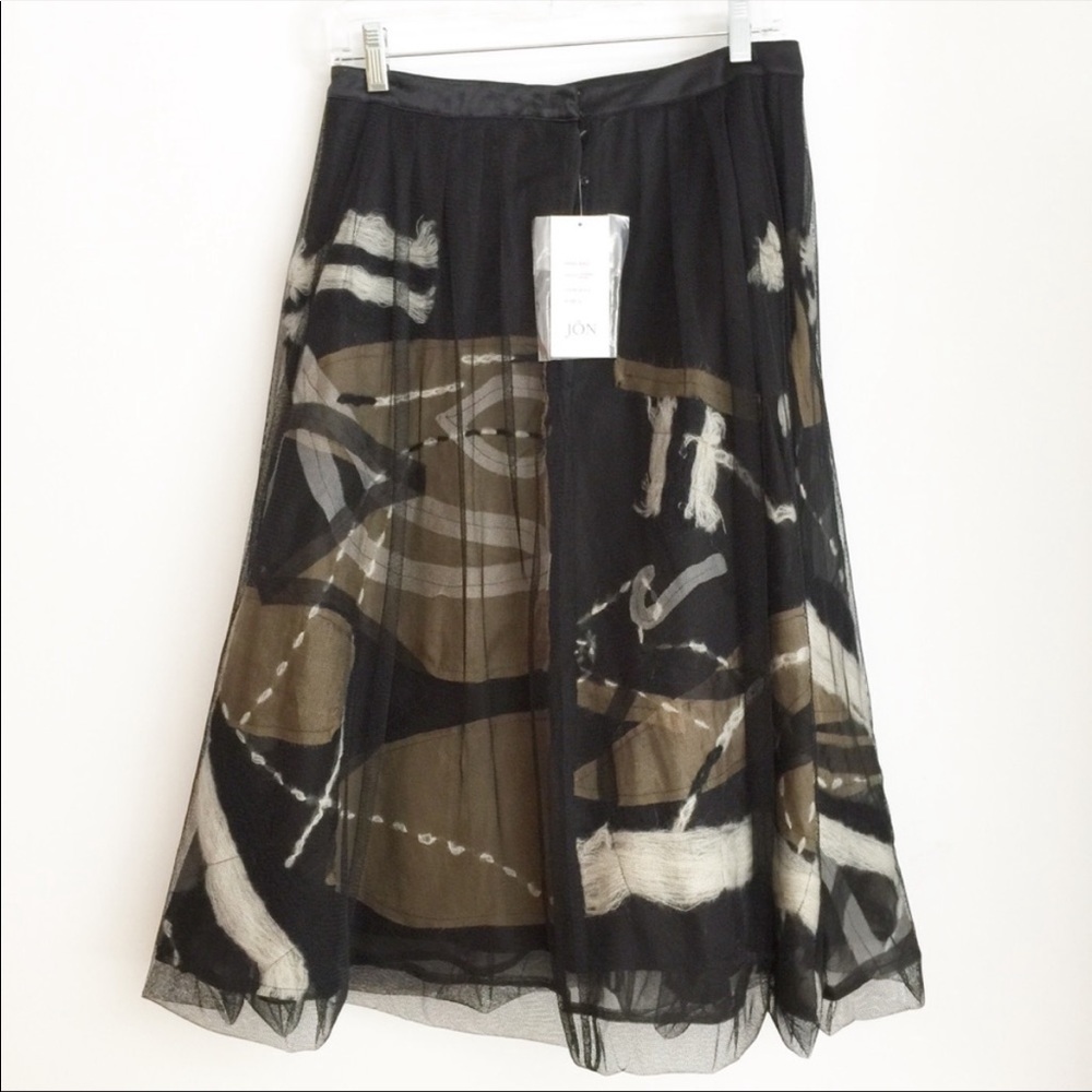 NWT Stunning Teri Jon Tulle Skirt
